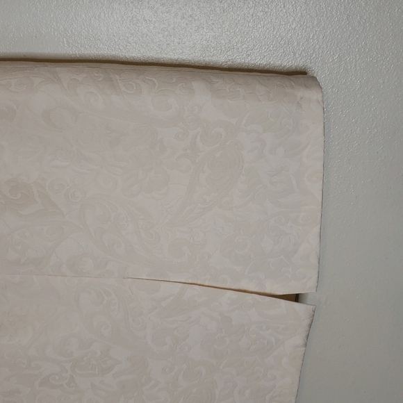 Vintage Allison Taylor Nights Cream Quilted Paisley Motif 80s A Line Full Preppy - Picture 9 of 15